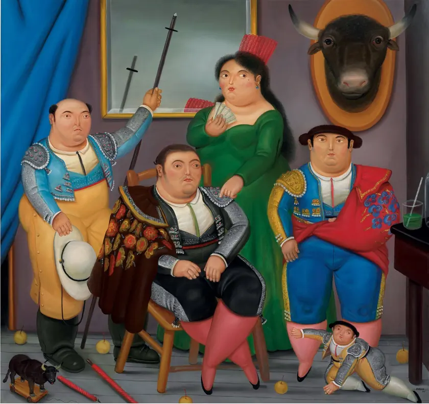 Botero, Family Scene