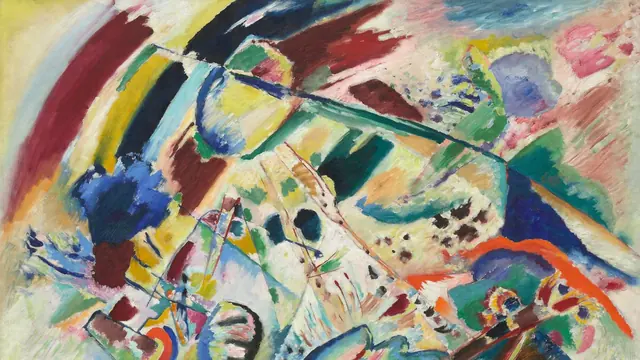 Kandinsky, Panel for Edwin R. Campbell No. 4, 1914